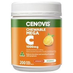 Cenovis Mega C 1000mg Hương Cam 200 Viên Kích Thước Độc Quyền