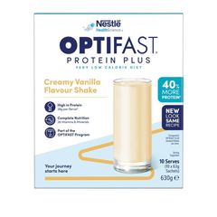 Optifast VLCD Protein Plus Shake Vani 10 Gói 630g
