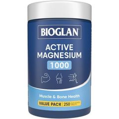 Bioglan Active Magnesium 250 Viên Kích thước độc quyền