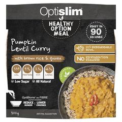 Optislim Healthy Option Meal Bí ngô & Cà ri đậu lăng 300g