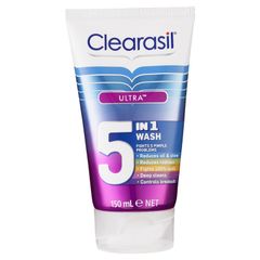 Sữa rửa mặt trị mụn Clearasil Pimple Fighter 5 trong 1 150 ml