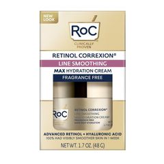 Kem dưỡng ẩm RoC Retinol Correxion Line Smoothing Max Hydration không mùi 48g