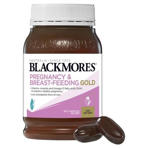 Blackmores Vitamin bà bầu & cho con bú Gold Vitamin 180 viên