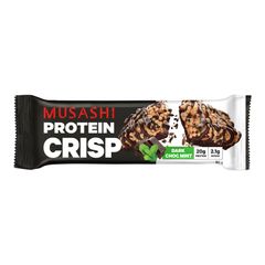 Thanh Protein giòn Musashi vị sô cô la bạc hà 60g