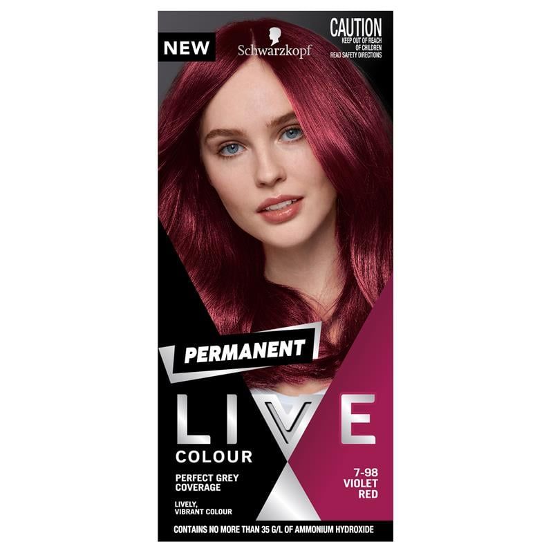Schwarzkopf Live Colour Permanent 7.98 Tím Đỏ