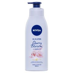 Sữa dưỡng thể NIVEA Oil in Lotion Cherry Blossom 400ml
