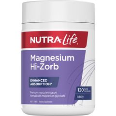Nutra-Life Magnesium Hi-Zorb 120 viên nang