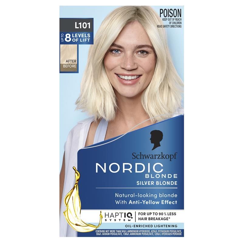 Schwarzkopf Nordic Blonde L101 Bạc Vàng