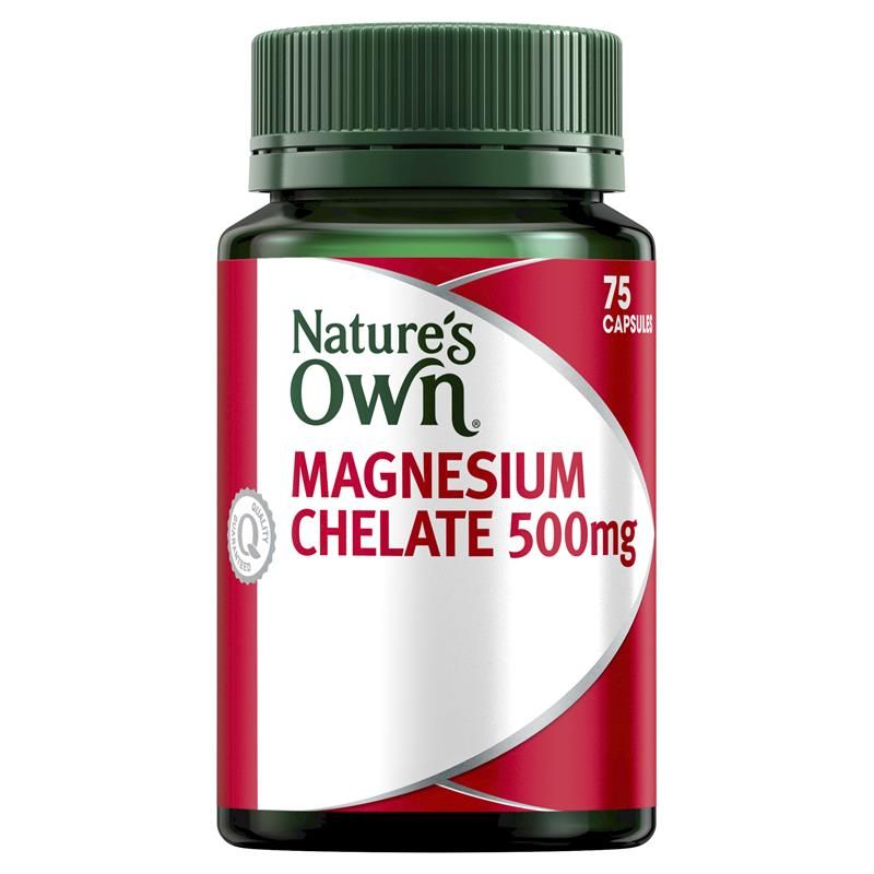 Nature's Own Magnesium Chelate 500Mg 75 Viên Nang