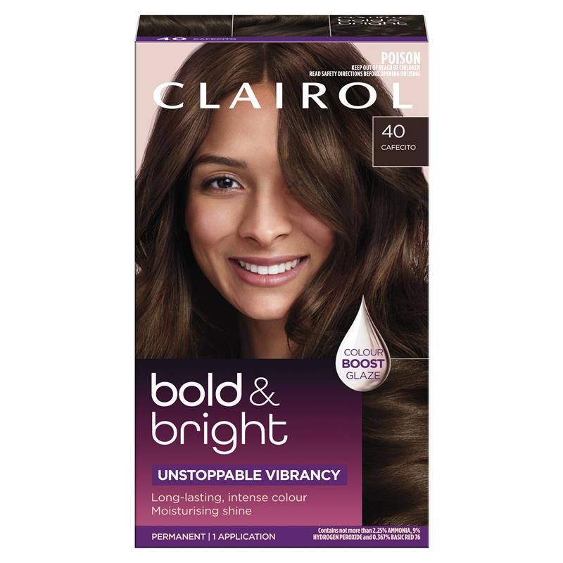 Thuốc nhuộm tóc vĩnh viễn Clairol Bold & Bright 40 Cafecito