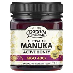 Mật ong Manuka Úc Barnes Naturals 1kg MGO 400+