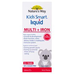 Nature's Way Kids Smart Liquid Multi + Iron 200ml