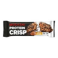 Thanh Protein giòn Musashi hương Vani Caramel 60g