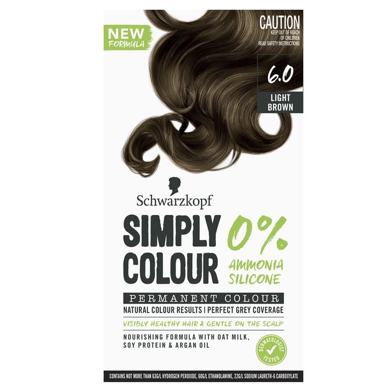 Schwarzkopf Simply Colour 6.0 Nâu nhạt Chỉ bán trực tuyến