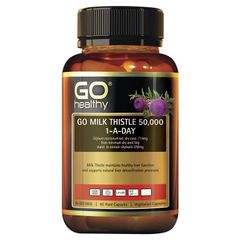 GO Healthy Milk Thistle 50000mg 1-A-Day 60 viên nang thực vật