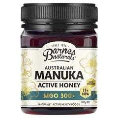 Mật ong Manuka Úc Barnes Naturals 500g MGO 300+