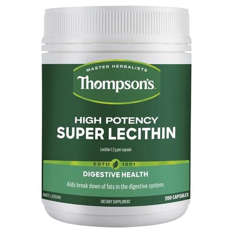 Viên nang Super Lecithin hiệu lực cao của Thompson 200 viên