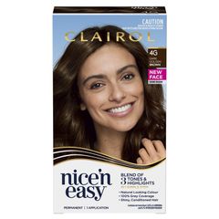 Thuốc nhuộm tóc vĩnh viễn Clairol Nice N Easy 4G Dark Golden Brown