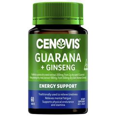 Cenovis Guarana 2000 & Nhân Sâm 60 Viên