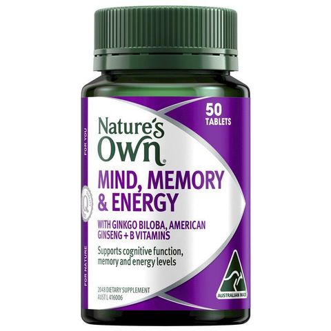 Nature's Own Mind Memory & Energy 50 Viên