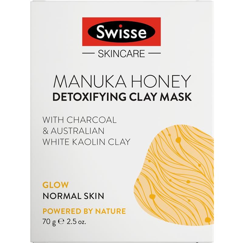 Mặt nạ đất sét thải độc mật ong Manuka Swisse Skincare 70g