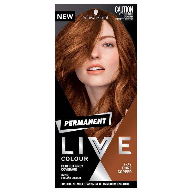 Schwarzkopf Live Colour Permanent 7.77 Đồng nguyên chất