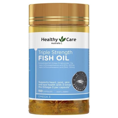 Dầu cá Healthy Care Triple Strength 150 viên nang