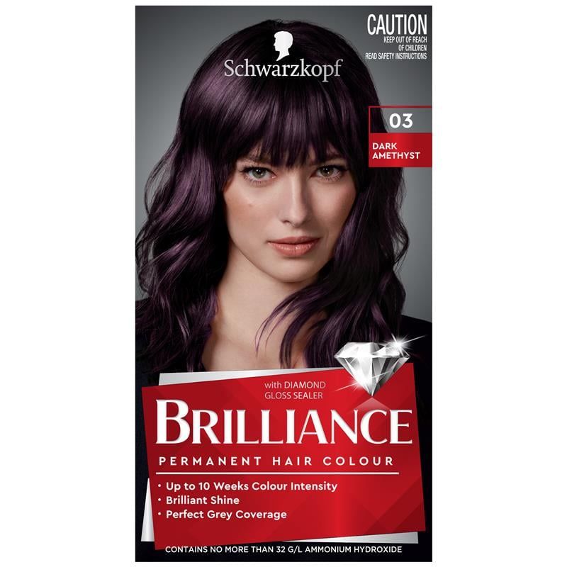 Schwarzkopf Brilliance 03 Thạch anh tím đen Mới