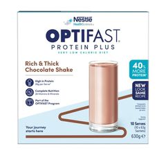Optifast VLCD Protein Plus Shake Chocolate 10 gói 630g