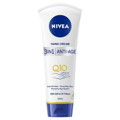 Kem dưỡng da tay chống lão hóa NIVEA Q10 3 trong 1 có bộ lọc tia UV 100ml