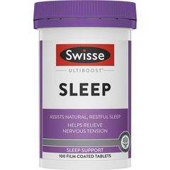 Viên uống hỗ trợ giấc ngủ Swisse Ultiboost Sleep 100 viên