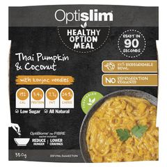 Mì Konjac Thái vị bí ngô và dừa Optislim Healthy Option Meal 350g