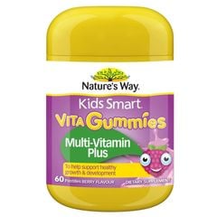 Kẹo dẻo Nature's Way Kids Smart Vita Gummies Multi-Vitamin+ 60 viên