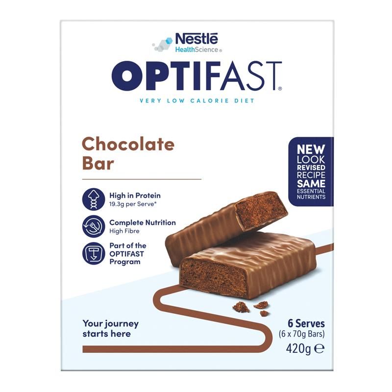Thanh Optifast VLCD Chocolate 6 X 70g MỚI