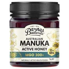 Mật ong Manuka Úc Barnes Naturals 1kg MGO 300+
