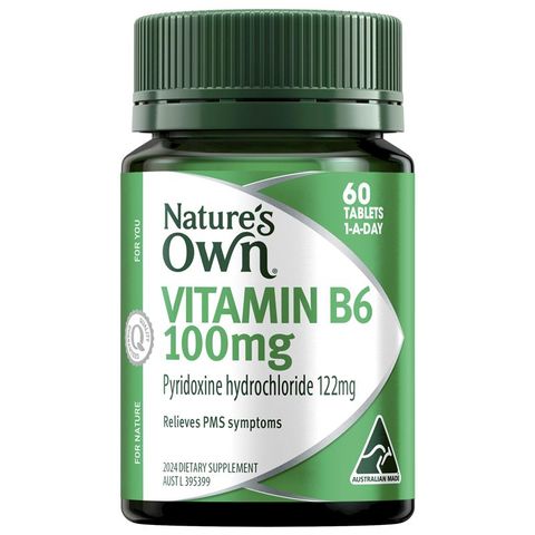 Natures Own Vitamin B6 100mg 60 Viên