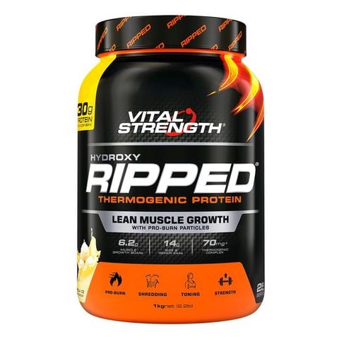 Bột Protein tập luyện VitalStrength Hydroxy Ripped 1Kg Vani
