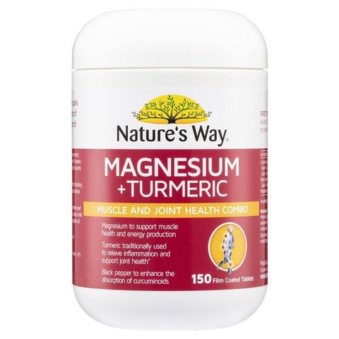 Nature's Way Magiê + Nghệ 150 Viên Công Thức Mới