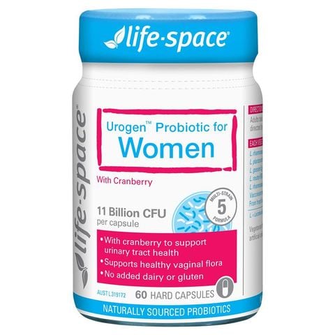 Life Space Urogen Probiotic Cho Nữ 60 Viên