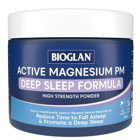 Bioglan Active Magiê PM Công thức ngủ sâu 240g