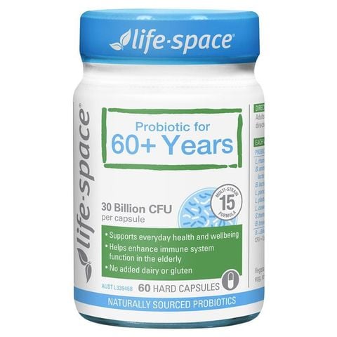 Life Space Probiotic cho hơn 60 năm 60 viên
