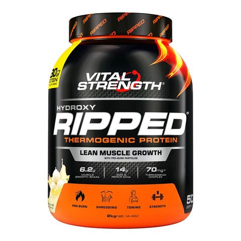 Bột Protein tập luyện VitalStrength Hydroxy Ripped 2Kg Vani