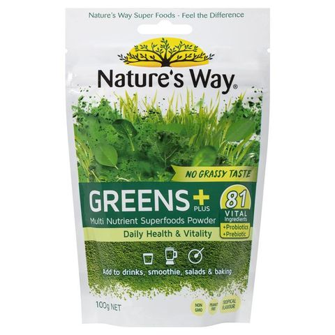 Nature's Way SuperFoods Greens Plus 100g