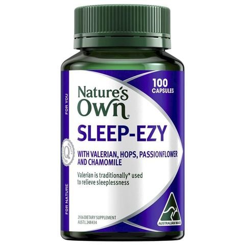 Nature's Own Sleep Ezy với hoa cúc, hoa bia + cây nữ lang 100 viên
