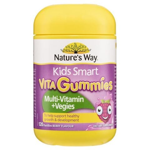 Nature's Way Kids Smart Vita Gummies Multi 120s Dành Cho Trẻ Em