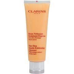 Sữa rửa mặt tẩy tế bào chết nhẹ nhàng Clarins One Step với chiết xuất cam 125ml