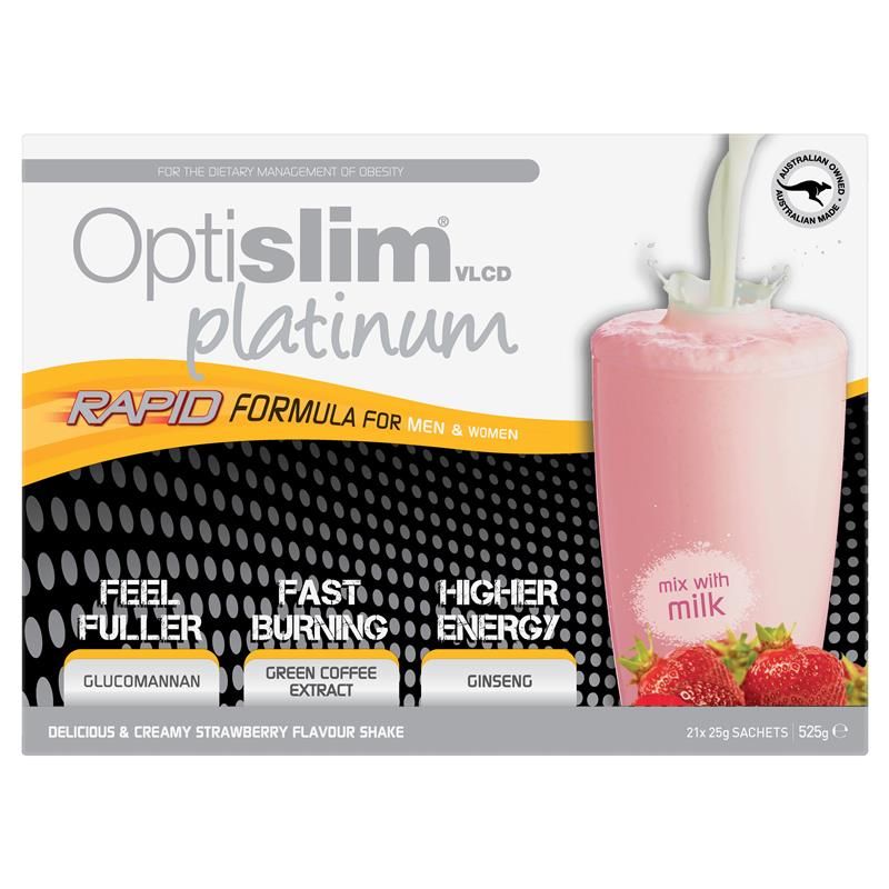 Optislim VLCD Platinum Dâu lắc 21x25g Gói