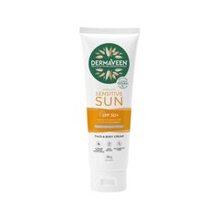 Kem dưỡng ẩm cho mặt và cơ thể DermaVeen Sensitive Sun SPF 50+ 100g