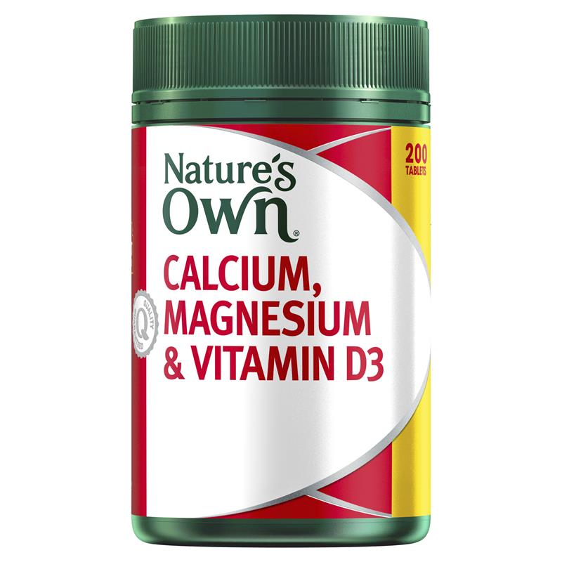 Buy Nature's Own Calcium and Magnesium with Vitamin D3 200 Tablets Exc