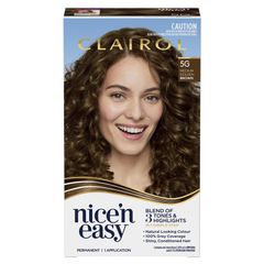 Thuốc nhuộm tóc vĩnh viễn Clairol Nice N Easy 5G Medium Golden Brown